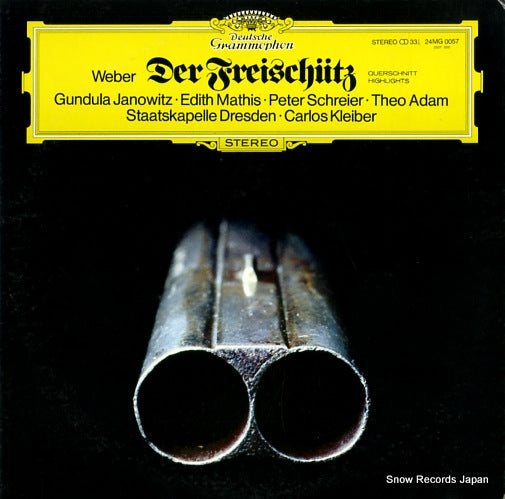 KLEIBER, CARLOS weber; der freischutz querschnitt highlights 24MG0057