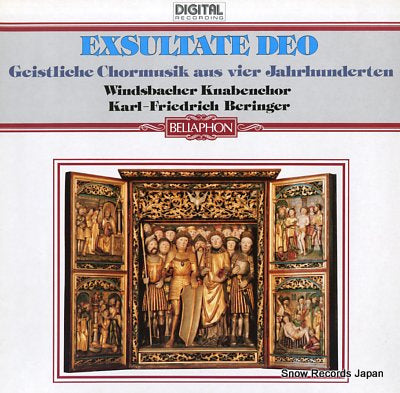 BERINGER, KARL-FRIEDRICH exsultate deo / geistliche chormusik aus vier jahrhunderten 680.01.036