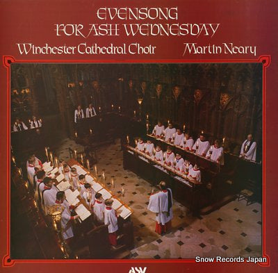 CHOIR OF WINCHESTER CATHEDRAL, THE evensong for ash wednesday ALH915