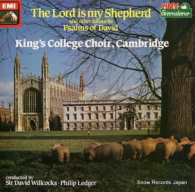 KING'S COLLEGE CHOIR CAMBRIDGE the lord is my shepherd and other favourite ESD1077971