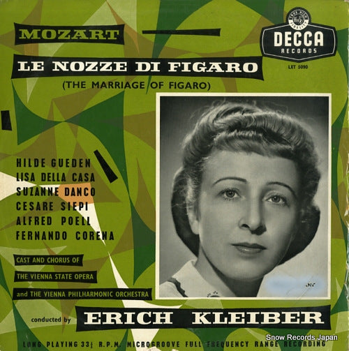 KLEIBER, ERICH mozart; le nozze di figaro (the marriage of figaro) LXT5090