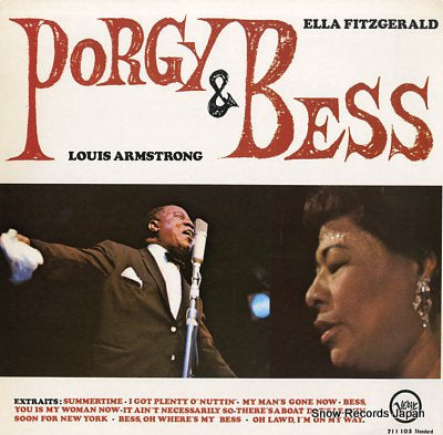 FITZGERALD, ELLA, AND LOUIS ARMSTRONG porgy & bess 711105
