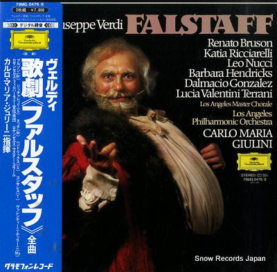 GIULINI, CARLO MARIA verdi; falstaff 78MG0476