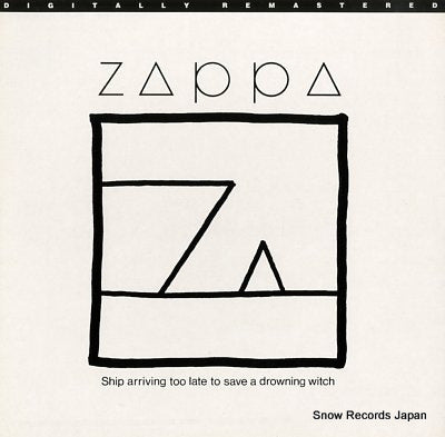 ZAPPA, FRANK ship arriving too late to save a drowning witch EMC3501