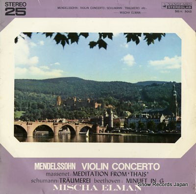 ELMAN, MISCHA mendelssohn; violin concerto in e minor, op.64 SG(V)5015