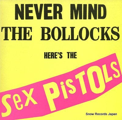 SEX PISTOLS never mind the bollocks here's the sex pistols V2086