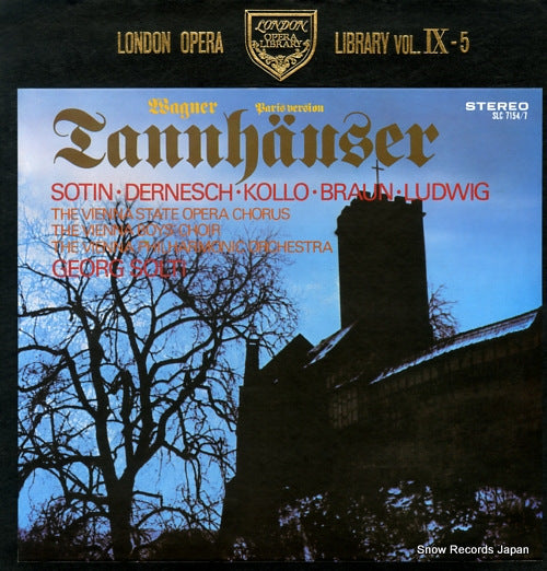 SOLTI, GEORG wagner; tannhauser (paris version) SLC7154