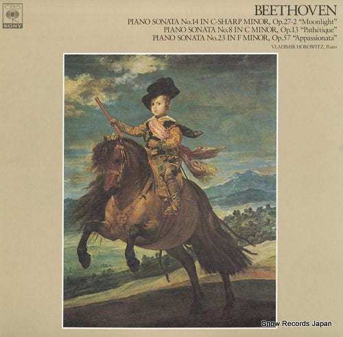 HOROWITZ, VLADIMIR beethoven; "moonlight", "pathetique", "appassionata" FCCA776