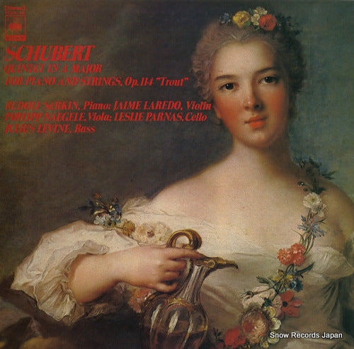 SERKIN, RUDOLF/JAIME LAREDO/PHILIPP NAEGELE schubert; piano quintet "trout" FCCA-39