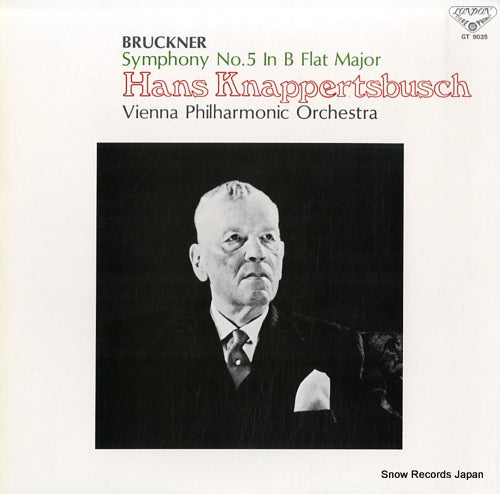 KNAPPERTSBUSCH, HANS bruckner; symphony no.5 in b flat major GT9035
