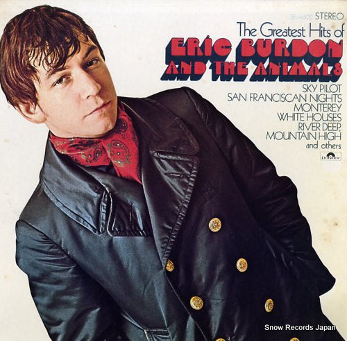 BURDON, ERIC, AND THE ANIMALS the greatest hits of eric burdon and the animals SE-4602/827570-1Y-1