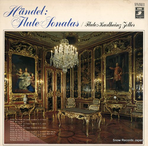ZOLLER, KARLHEINZ handel; flute sonatas EAA-80010