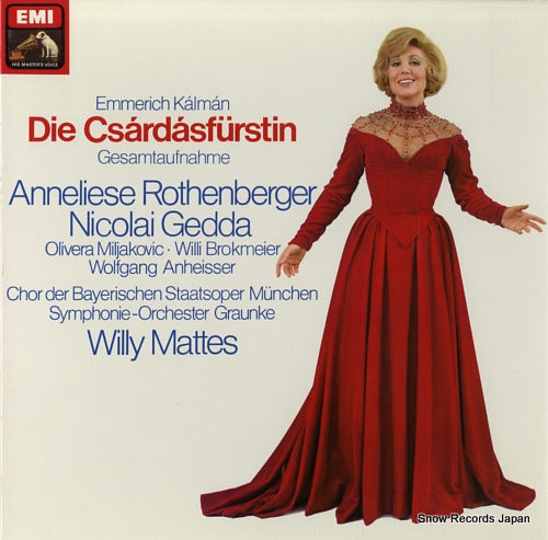 MATTES, WILLY kalman; die csardasfurstin 1C157-29066/67