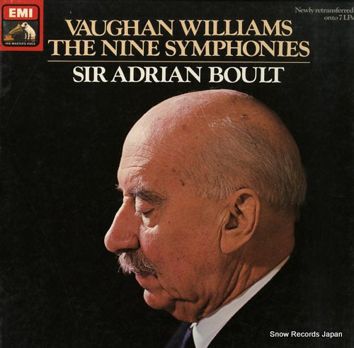 BOULT, ADRIAN vaughan williams; the nine symphonies SLS1547083