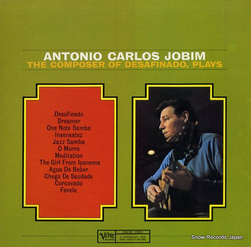 JOBIM, ANTONIO CARLOS the composer of desafinado, plays 2304502