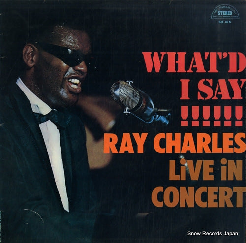 CHARLES, RAY what'd i say / live in concert SH166