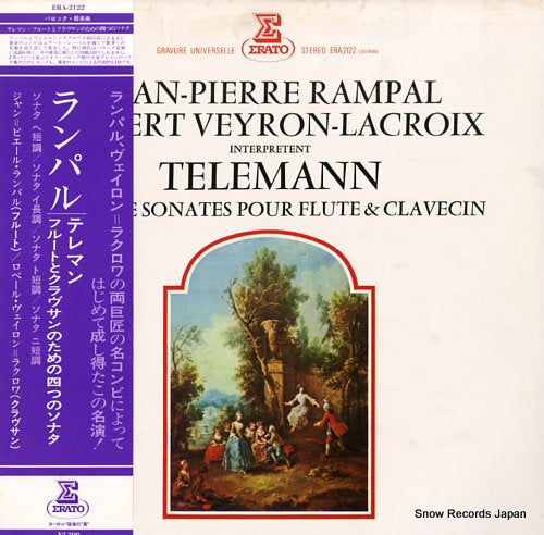 RAMPAL, JEAN-PIERRE telemann; quatre sonates pour flute & clavecin ERA-2122
