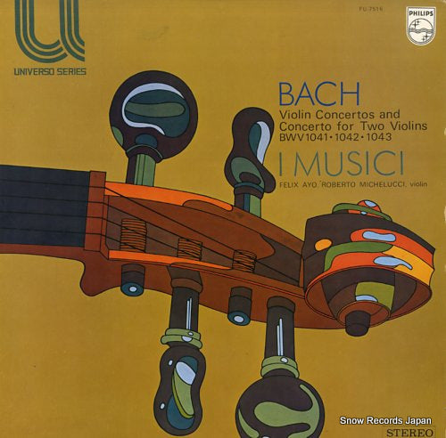 I MUSICI bach; violin concertos and concerto for two violins FU-7516