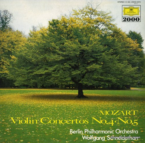 SCHNEIDERHAN, WOLFGANG mozart; violin concertos no.4 & no.5 20MG0372