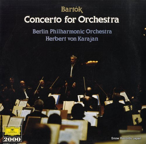 KARAJAN, HERBERT VON bartok; concerto for orchestra 20MG0386