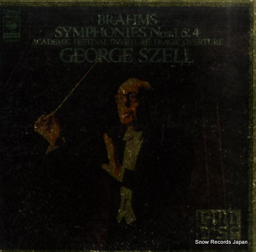 SZELL, GEORGE brahms; symphonies nos.1 & 4 SOCI5-6