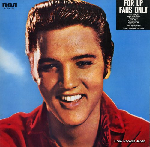 PRESLEY, ELVIS for lp fans only RCA-6106