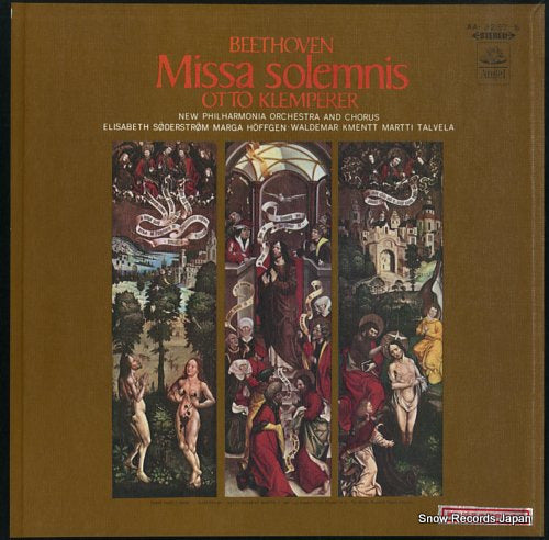 KLEMPERER, OTTO beethoven; missa solemnis AA-9257-8