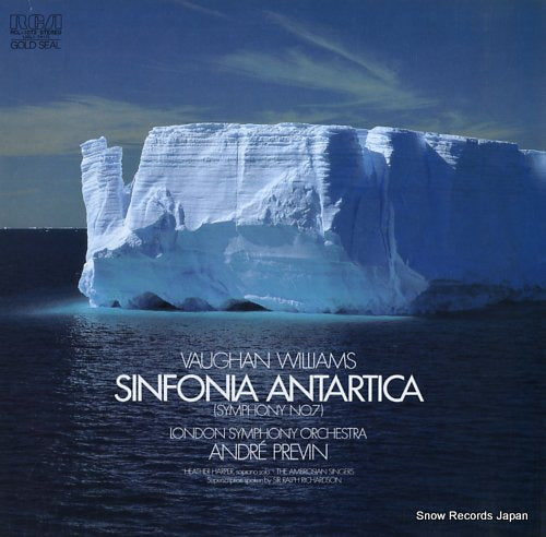 PREVIN, ANDRE vaughan williams; sinfonia antartica (symphony no.7) RCL-1072