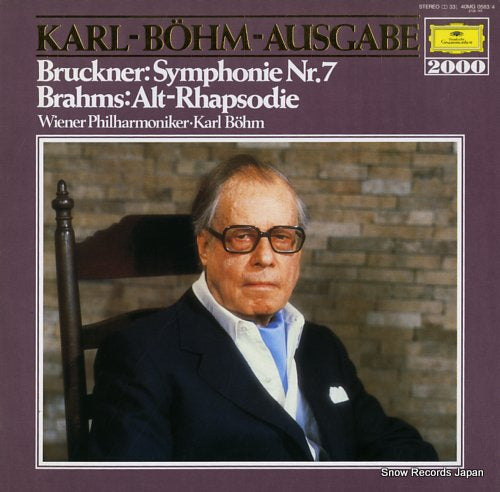 BOHM, KARL bruckner; symphonie nr.7 / brahms; alt-rhapsodie 40MG0583/4