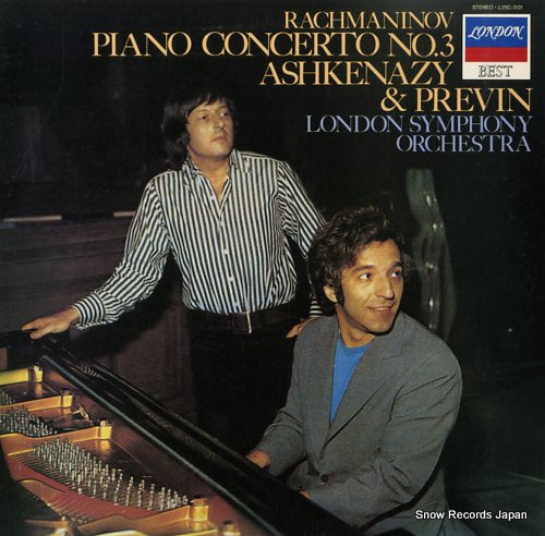 ASHKENAZY, VLADIMIR rachmaninov; piano concerto no.3 L25C-3121