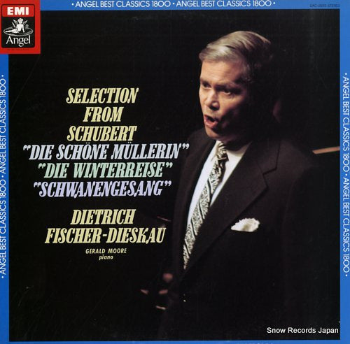 FISCHER-DIESKAU, DIETRICH selection from schubert EAC-55013