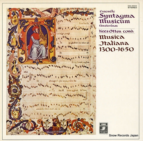 OTTEN, KEES musica italiana 1300-1650 EAA-85003