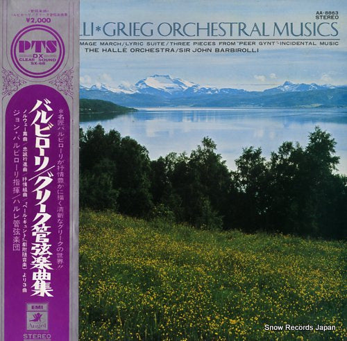 BARBIROLLI, JOHN grieg; orchestral musics AA-8863