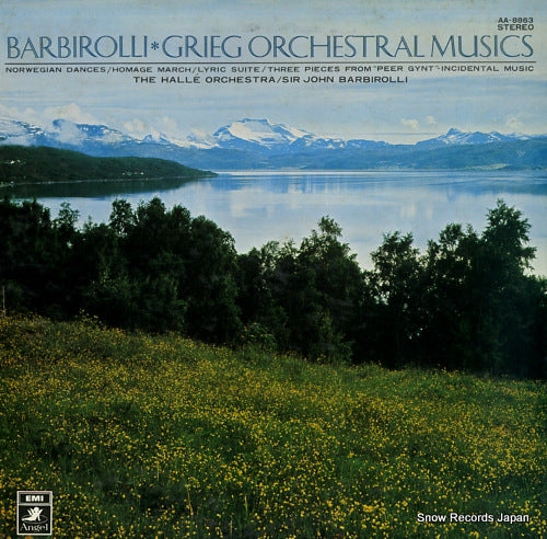 BARBIROLLI, JOHN grieg; orchestral musics AA-8863