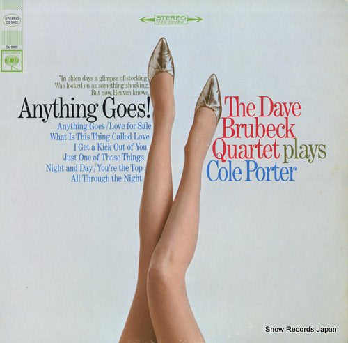 BRUBECK, DAVE anything goes! the dave brubeck quartet plays cole porter CS9402