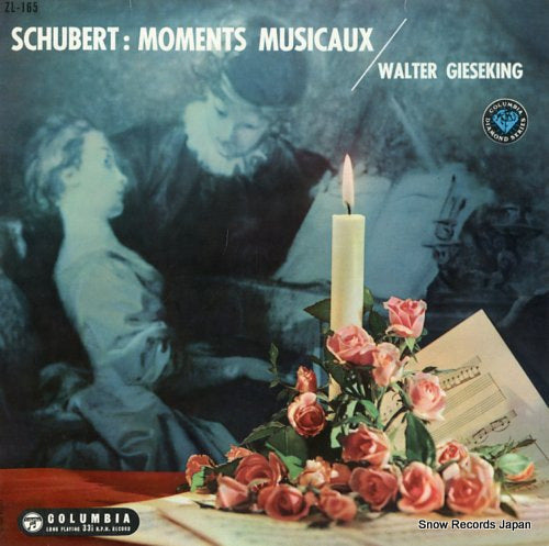 GIESEKING, WALTER schubert; moments musicaux ZL-165