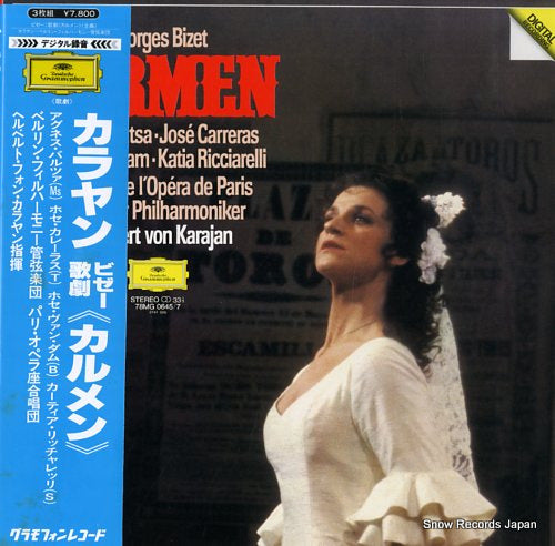 KARAJAN, HERBERT VON bizet; carmen 78MG0645/7