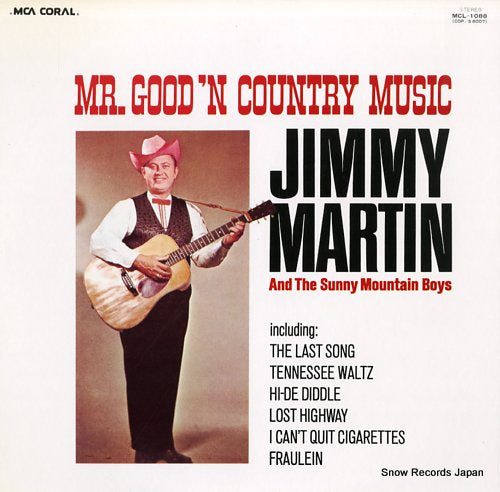 MARTIN, JIMMY mr. good'n country music MCL-1088