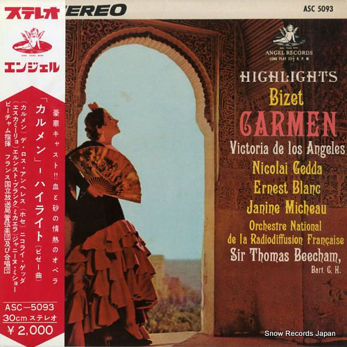 BEECHAM, THOMAS bizet; "carmen" highlights ASC-5093
