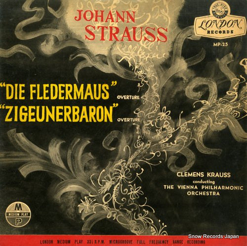 KRAUSS, CLEMENS johann strauss; "die fledermaus", "zigeunerbaron" MP-25