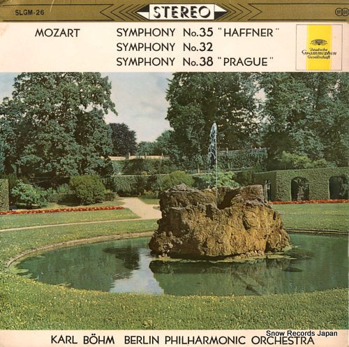 BOHM, KARL mozart; symphony no.35 "haffner", no.32 SLGM-26