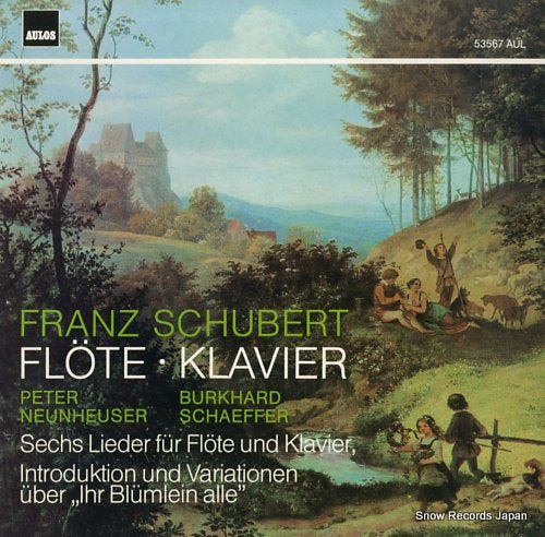 NEUNHEUSER, PETER schubert; sechs lieder pfur flote und klavier 53567AUL