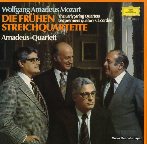 AMADEUS QUARTETT mozart; die fruhen streichquartette MG8263/6