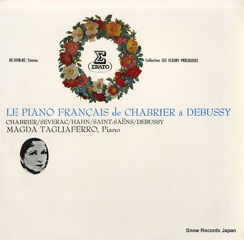 TAGLIAFERRO, MAGDA le piano francais de chabrier a debussy RE-1018-RE