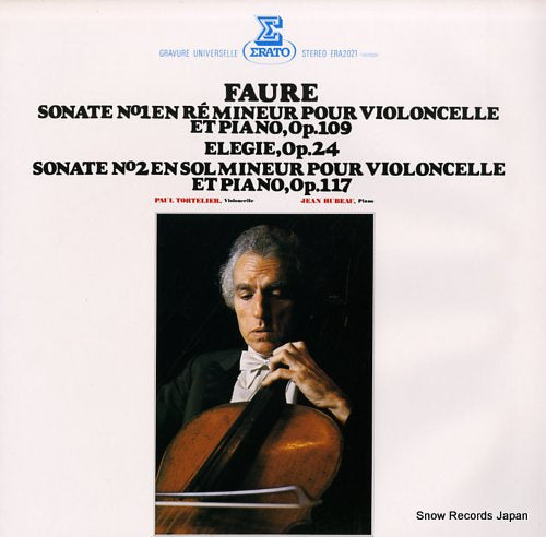 TORTELIER, PAUL, AND JEAN HUBEAU faure; sonate no.1 & no.2 ERA2021