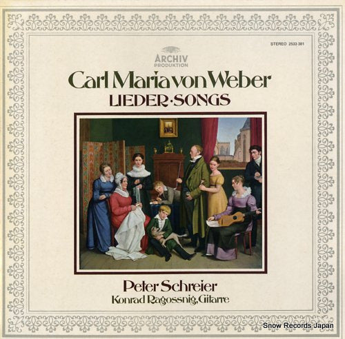 SCHREIER, PETER weber; lieder, songs 2533381