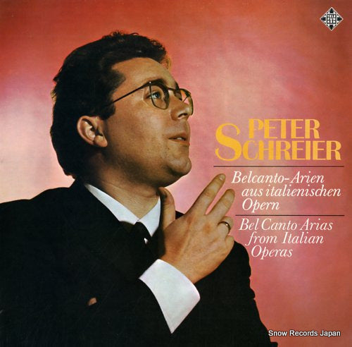 SCHREIER, PETER bel canto arias from italian operas SLT43116-B