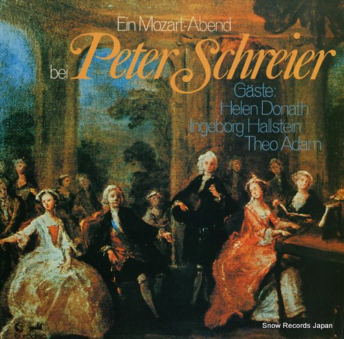 SCHREIER, PETER ein mozart abend bei peter schreier 88100KR