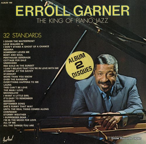 GARNER, ERROLL the king of piano jazz ALBUM166
