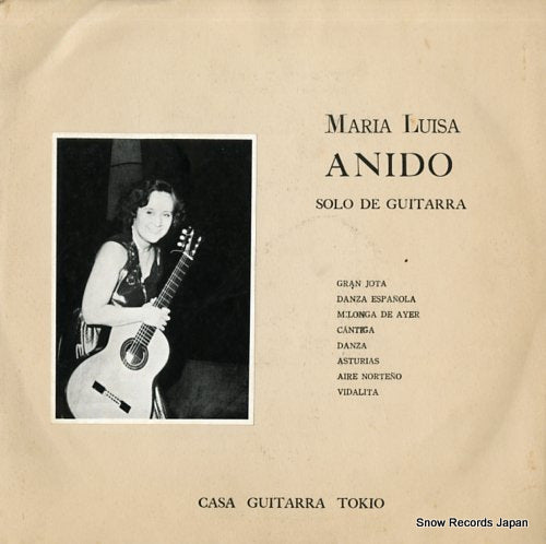 ANIDO, MARIA LUISA solo de guitarra FL57/58